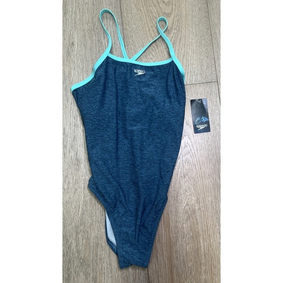 Speedo Other - Speedo Women's Size 8 Blue Cross Back Bathing Suit for Pool and Beach